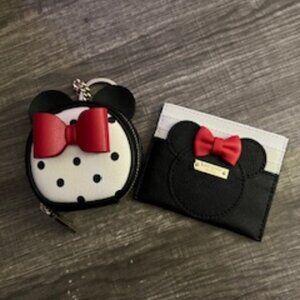 Kate Spade New York Disney X Minnie Mouse Coin Purse & Card Holder